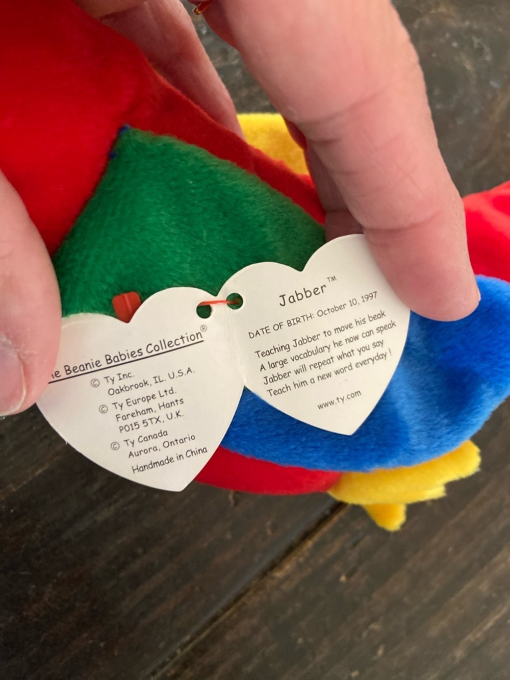 Ty Beanie Baby Plush Bird Toy Collection lot of 9 - Assorted Colors - Picture 6 of 9